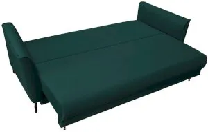 Zielona sofa Venezia welurowa rozkładana 232x102cm Salvador 6 Anrom 2