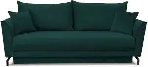 Zielona sofa Venezia welurowa rozkładana 232x102cm Salvador 6 Anrom 3