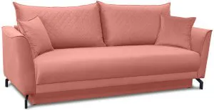 Różowa kanapa welurowa do salonu Venezia Salvador 12 Anrom 1