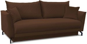 Oryginalna brązowa sofa Venezia z funkcją spania 232x102cm
