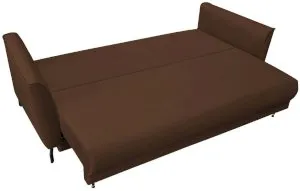 Oryginalna brązowa sofa Venezia z funkcją spania 232x102cm Anrom 2