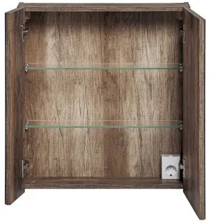 Szafka z lustrem Santa Fe Oak 84-60-A-2D Comad 4
