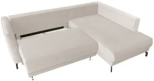 Jasny nowoczesny narożnik prawostronny Venezia II 250x185cm Anrom 3