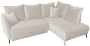 Jasny nowoczesny narożnik prawostronny Venezia II 250x185cm Anrom 4