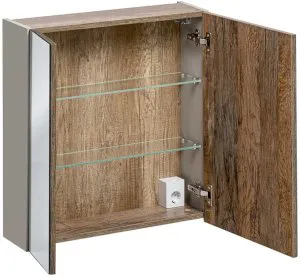Szafka z lustrem Santa Fe Taupe 84-80-A-2D Comad 3