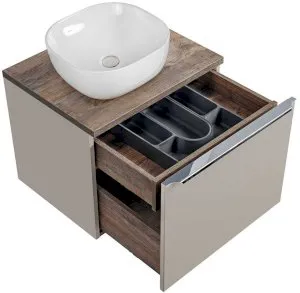 Szafka wisząca pod umywalkę 60 cm Santa Fe Taupe 82-60-B-2S Comad 7