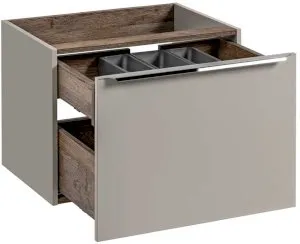 Szafka wisząca pod umywalkę 60 cm Santa Fe Taupe 82-60-B-2S Comad 3