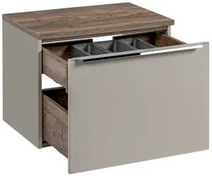 Szafka wisząca pod umywalkę 60 cm Santa Fe Taupe 82-60-B-2S Comad 8