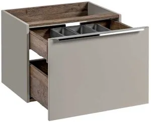 Szafka wisząca pod umywalkę 80 cm Santa Fe Taupe 82-80-B-2S Comad 6