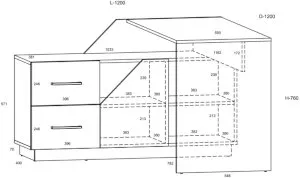 Biurko narożne 120L Pax PAX-02 Meblocross 5