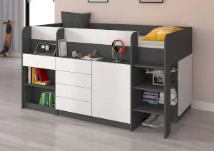 Łóżko piętrowe z biurkiem Smile P Meblocross 1