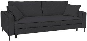 Ciemna sofa wypoczynkowa do salonu z funkcją spania Lennox Moly 97