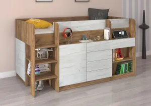 Łóżko piętrowe z biurkiem Smile L Meblocross 7