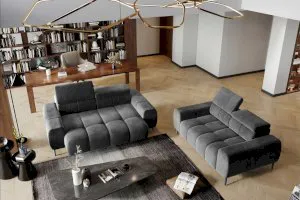 Sofa z elektrycznie wysuwanym siedziskiem Plaza 3E Wersal 6