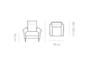 Fotel nowoczesny Xavi 1 Wersal 3