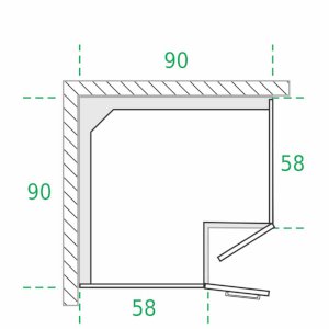 90x90 dolna narożnik KAM 2