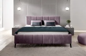 Łóżko tapicerowane z pojemnikiem 160 Riva Wersal 5