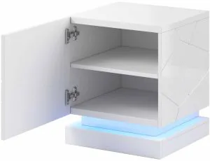 Szafka nocna biała QIU (2 szt.) Cama Meble 2