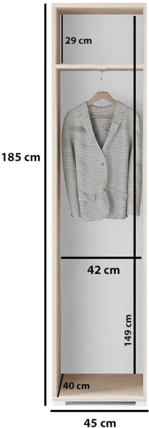 Garderoba tapicerowana Emi 22 PKMebel 7