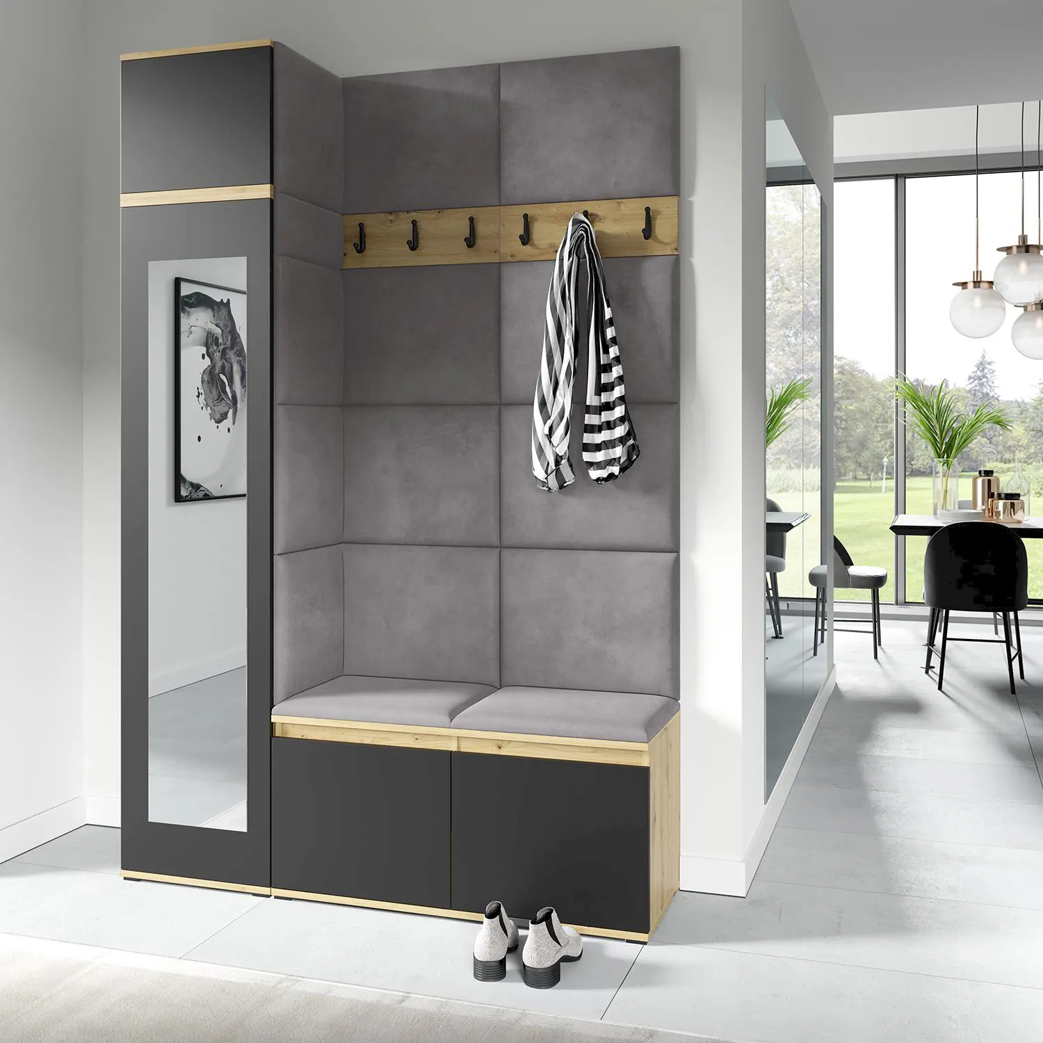 Garderoba tapicerowana Emi 22 PKMebel