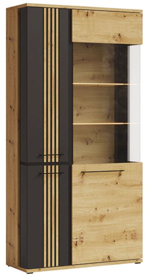 Witryna do salonu Molto ML2 Black