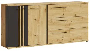 Komoda do salonu Molto ML13 Black Fadome 1
