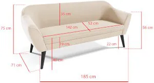 Sofa nowoczesna Flora Typ 206 PKMebel 7