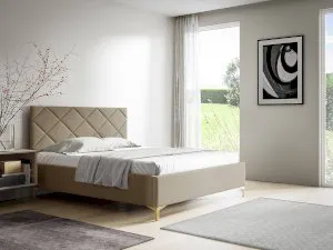 Łóżko tapicerowane sypialniane Typ 33 PKMebel 2