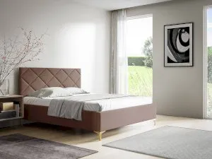 Łóżko nowoczesne tapicerowane Typ 33 PKMebel 2