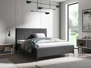 Łóżko tapicerowane 140 cm Typ 34 PKMebel 2