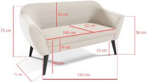 Sofa tapicerowana do salonu Amaro Typ 201 PKMebel 7