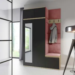 Nowoczesna garderoba z lustrem Emi 20 PKMebel 3