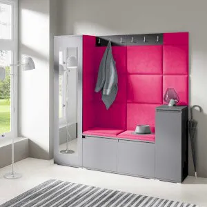 Garderoba z komodą Emi 28 PKMebel 2