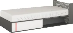 Łóżko z materacem i pojemnikiem prawe Philosophy PH-15P Lenart Meble 1