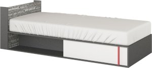 Łóżko z materacem i pojemnikiem lewe Philosophy PH-15L