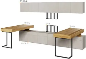 Zestaw mebli młodzieżowych Teen Flex SET-06A Lenart Meble 4