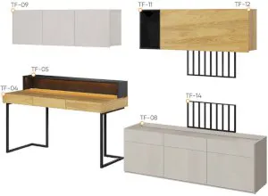 Zestaw mebli młodzieżowych Teen Flex SET-09A Lenart Meble 4