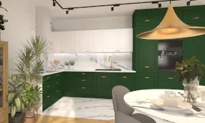 Zestaw mebli kuchennych Alexandria 240 Restol 1