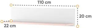 Półka Luna LN-14 Lenart Meble 3