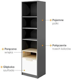 Regał Pok PO-04 Lenart Meble 2
