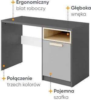 Biurko Pok PO-09 Lenart Meble 2