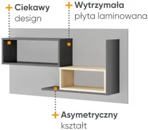Półka ścienna Pok PO-10 Lenart Meble 2