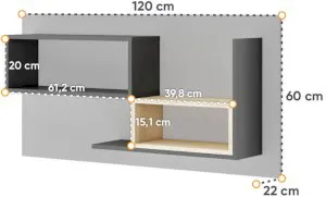 Półka ścienna Pok PO-10 Lenart Meble 3