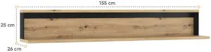 Półka wisząca Quant QA-05 Lenart Meble 3