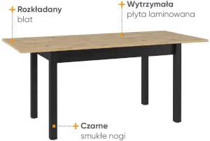 Stół rozkładany Quant QA-10 Lenart Meble 3