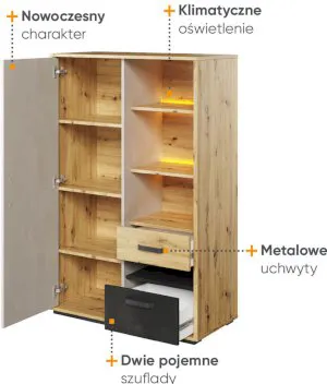 Szafka Qubic QB-05 Lenart Meble 4