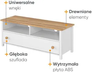 Szafka RTV 120 Story SO-13 Lenart Meble 3