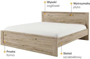 Łóżko sypialniane Idea ID-08 (180) (san remo) Lenart Meble 2