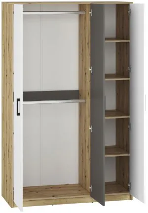 Szafa trzydrzwiowa Fini 02 ML Meble 3