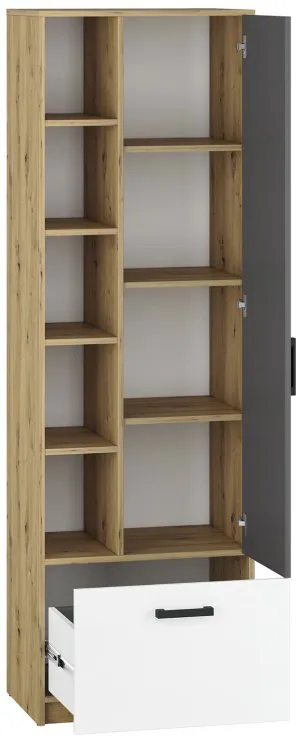 Regał dąb artisan Fini 03 ML Meble 2